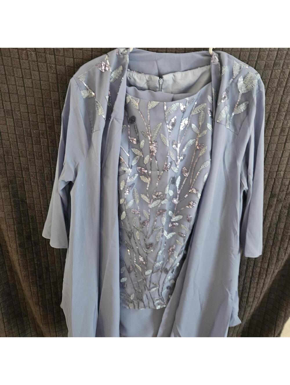 No Brand Women's Blue and Purple Dress